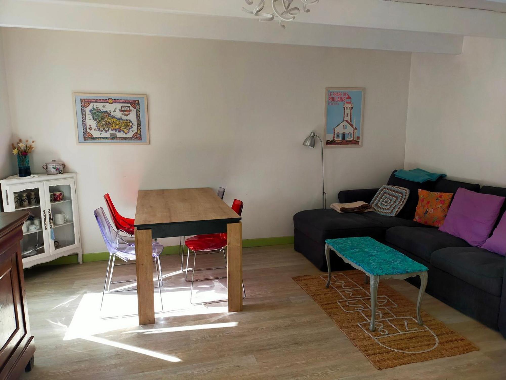 Maison Cosy Avec Jardin, Centre De Sauzon, 200M Du Port, 3 Chambres, Wifi, Terrasse Et Barbecue - Fr-1-418-211 Exterior photo